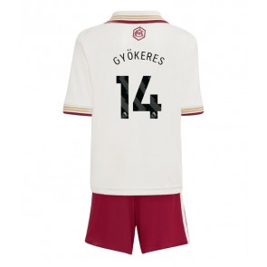 Arsenal Viktor Gyokeres #14 Tredjetrøje Børn 2025-26 Kortærmet (+ Korte bukser)